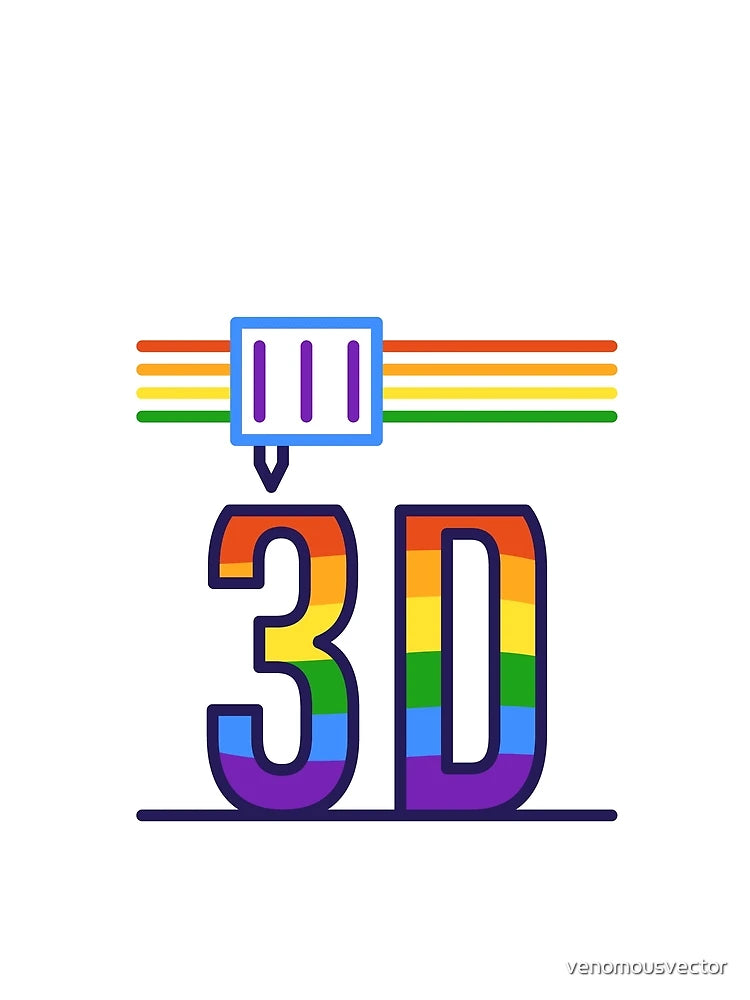 3D Printing Rainbow Pride Flag - I Love 3D Printers for LGBT