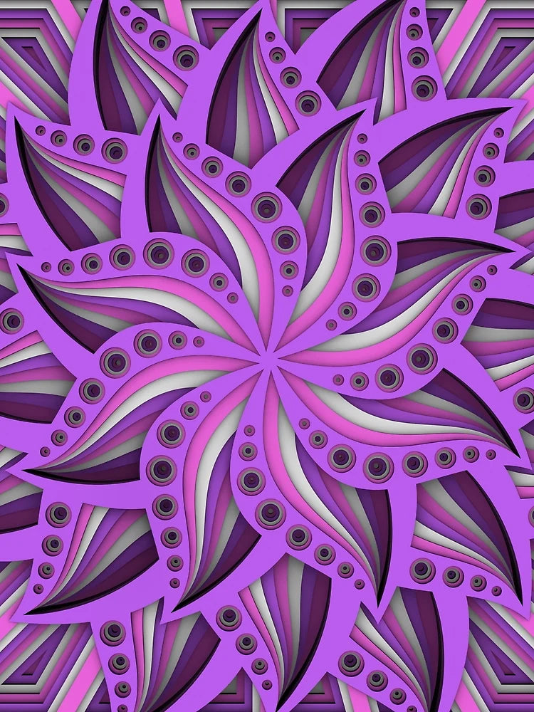 3D Flower Mandala