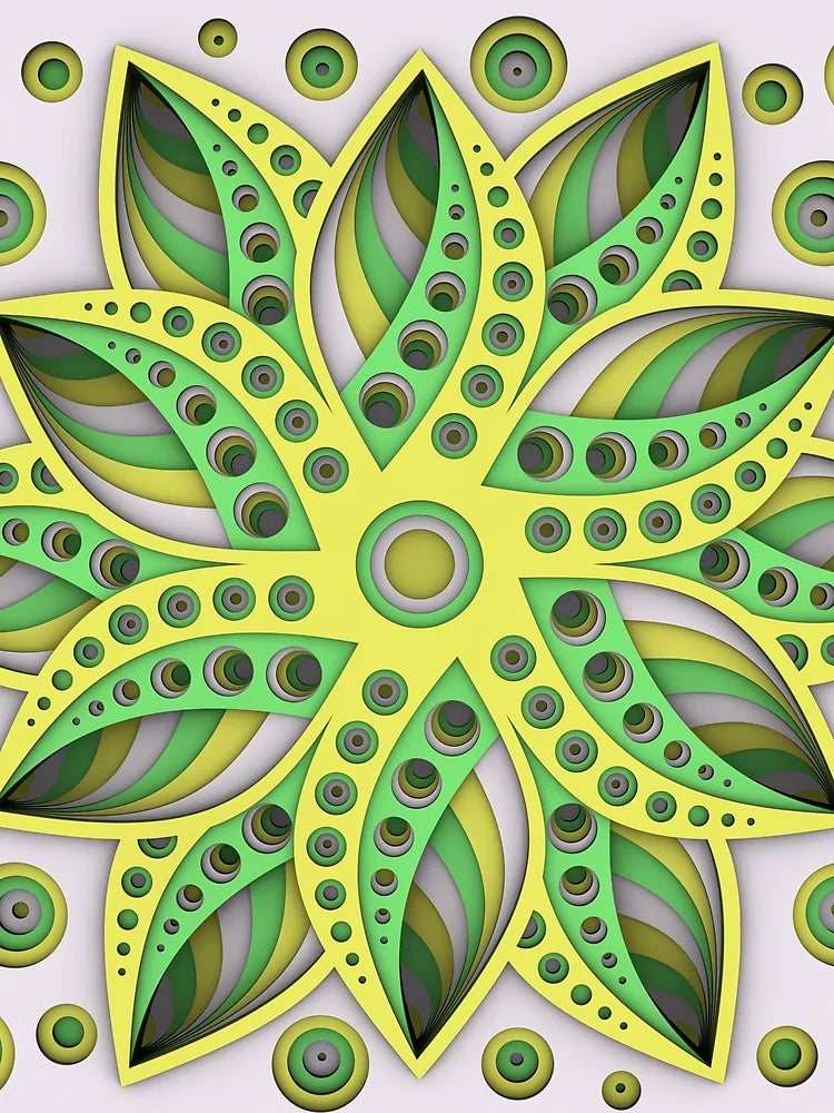 3D Flower Mandala