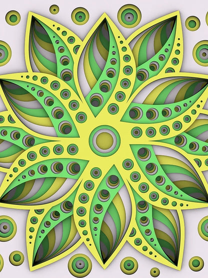 3D Flower Mandala