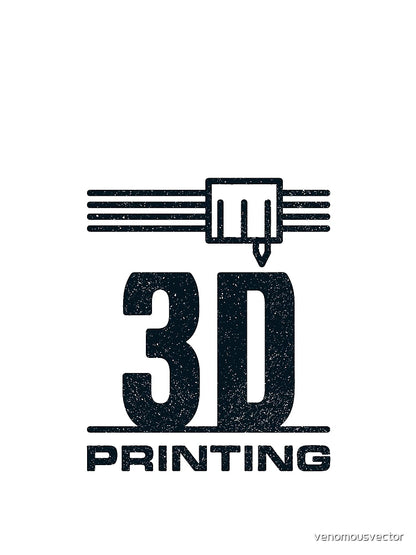 3D Printing distressed cool 3D printer design with Nozzle and Filament