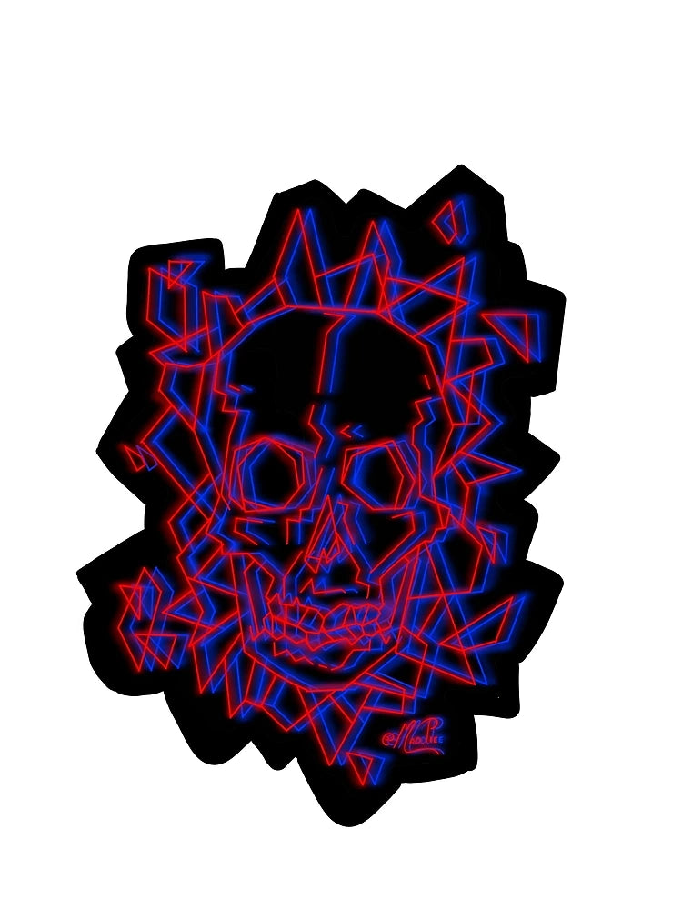 3D Skull Neon
