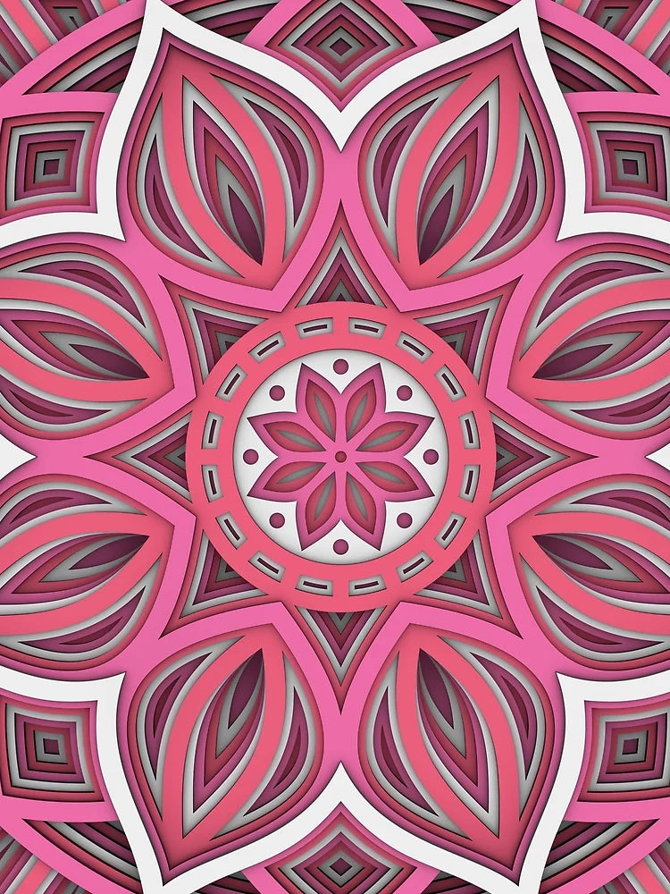 3D Flower Mandala