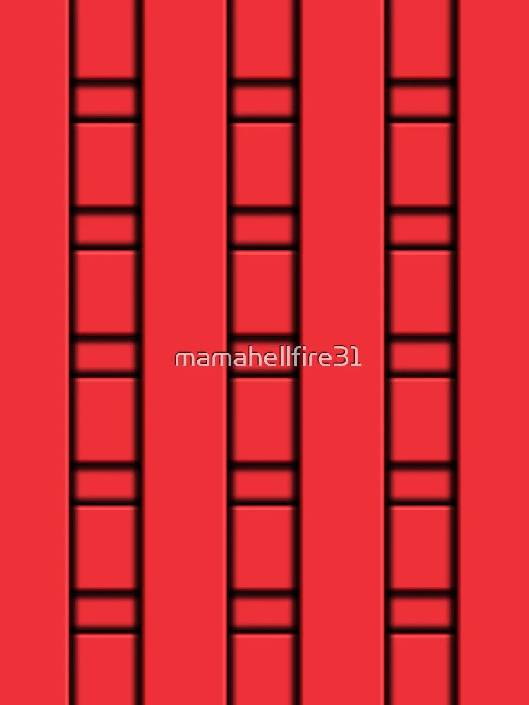 3D Red Geometric Abstract Pattern