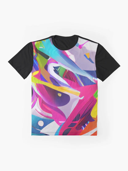 Abstract colorful shaped 3D