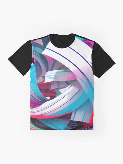 Abstract colorful shaped 3D