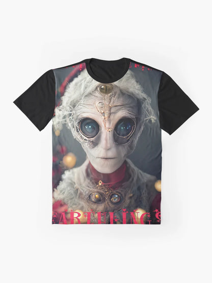 A fun Alien greetings Christmas card for Earthling's