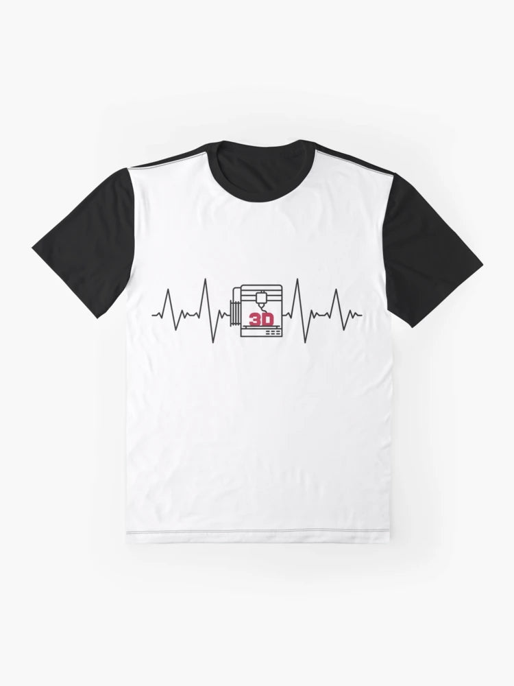 3D Printing EKG Heartbeat - 3D Printer Pulse Line minimal design