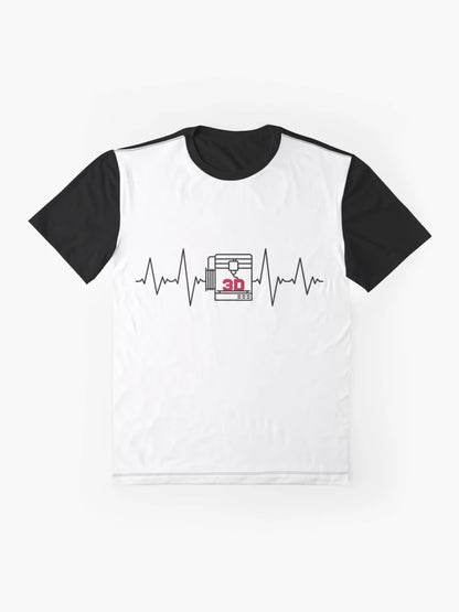 3D Printing EKG Heartbeat - 3D Printer Pulse Line minimal design