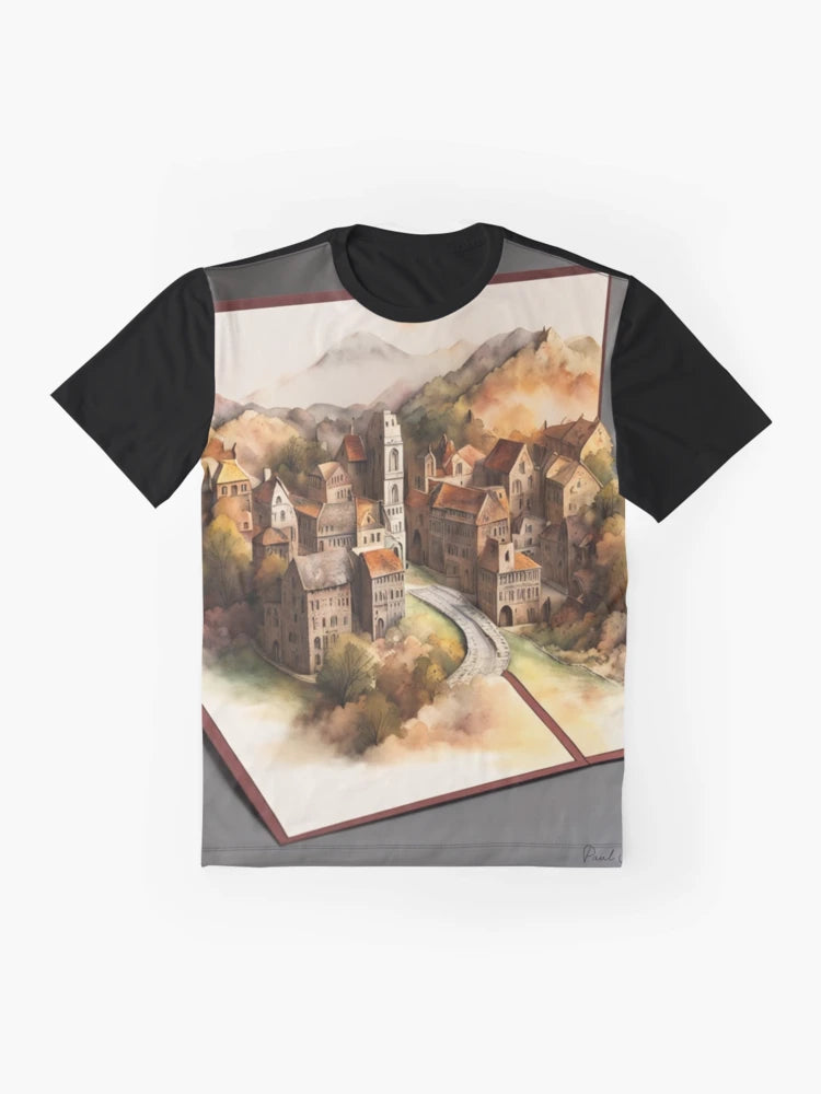 3d Pop Up Card 3D City in the Valley