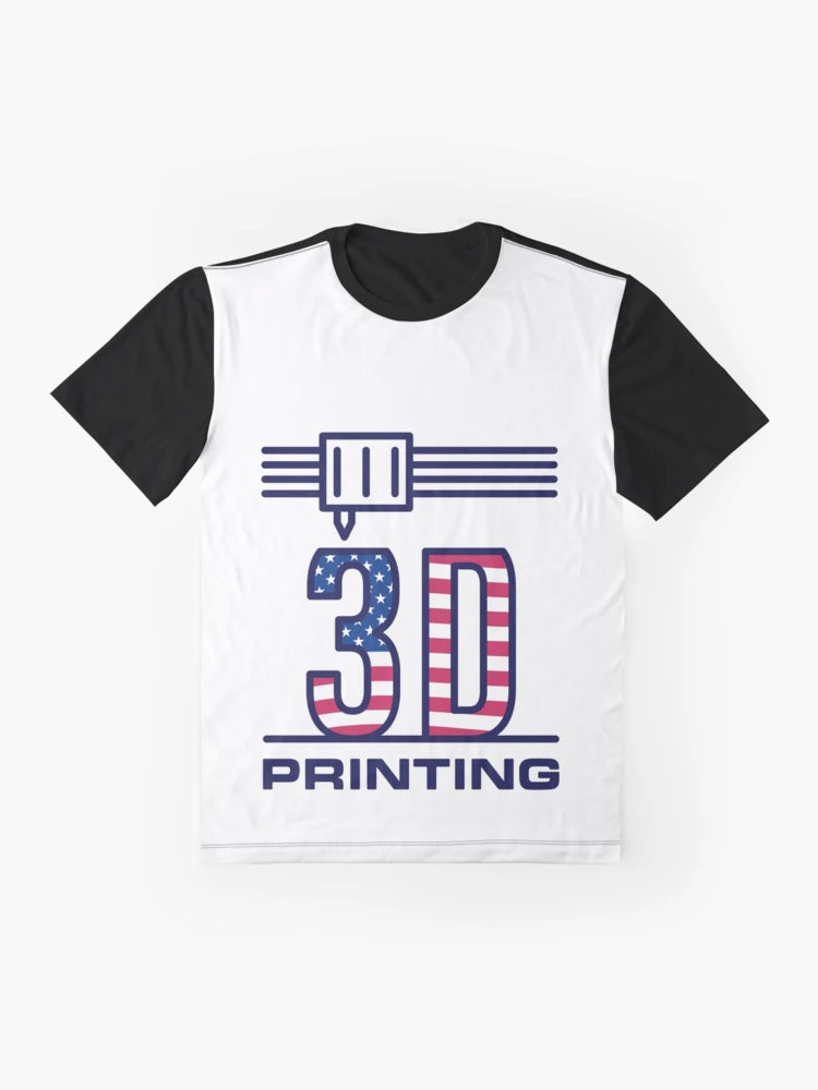3D Printing USA Flag - I Love America and 3D Printer! Creative Patriotic Design