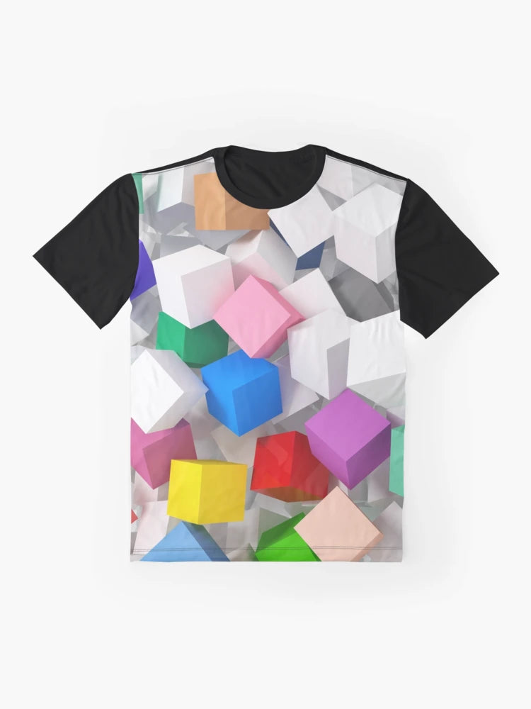 3D colored Candy cubes