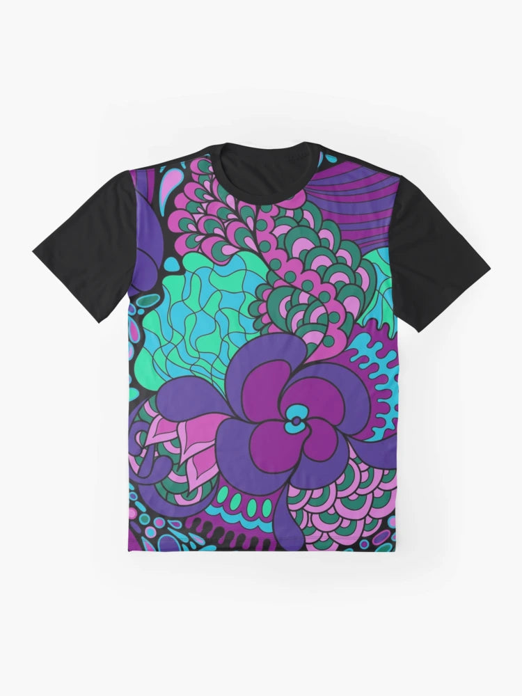 60s hippie psychedelic pattern