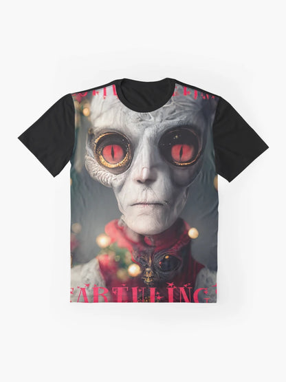 A fun Alien greetings Christmas card for Earthling's