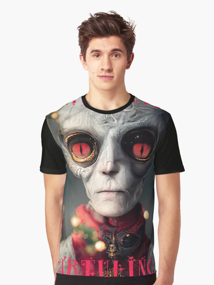 A fun Alien greetings Christmas card for Earthling's