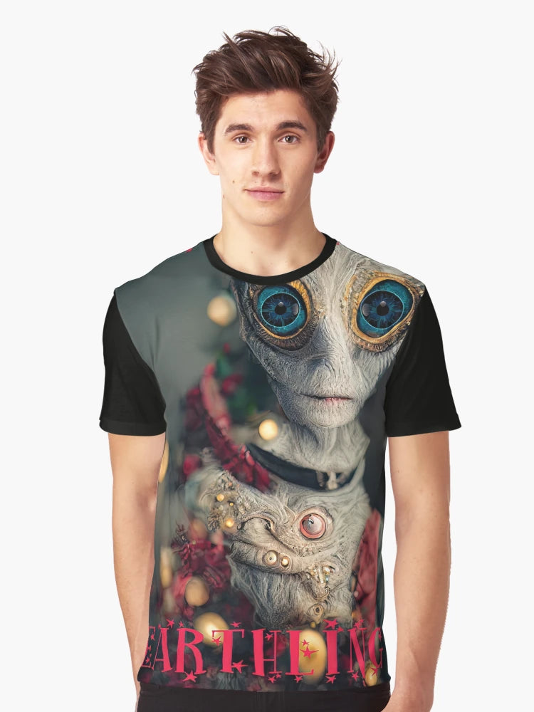 A fun Alien greetings Christmas card for Earthling's