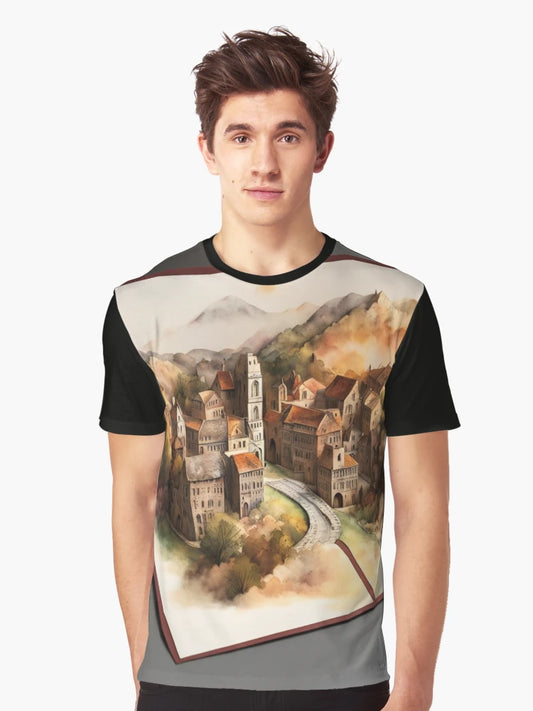 3d Pop Up Card 3D City in the Valley