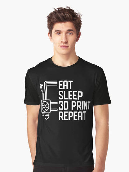 Eat Sleep 3D Print Repeat - 3D Printing design for 3d printer owners