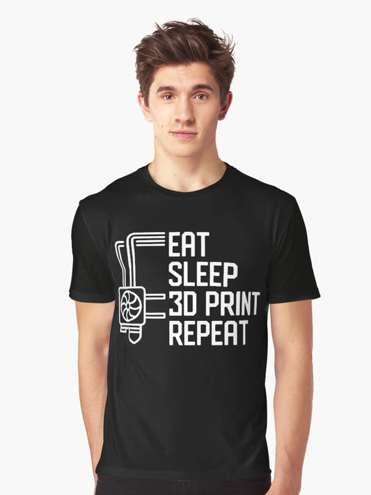 Eat Sleep 3D Print Repeat - 3D Printing design for 3d printer owners