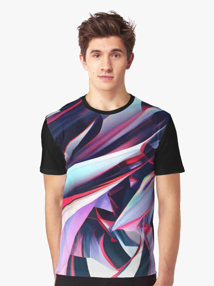 Abstract colorful shaped 3D