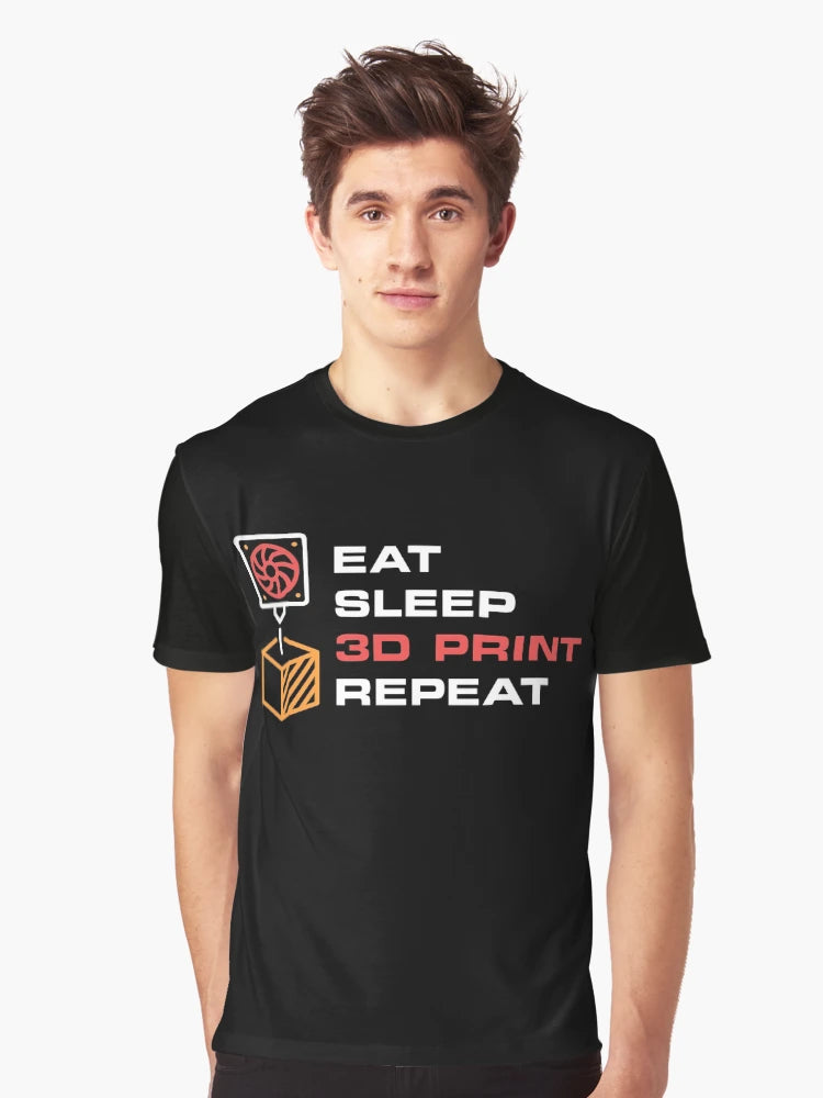 Eat Sleep 3D Print Repeat - 3D Printing creative design