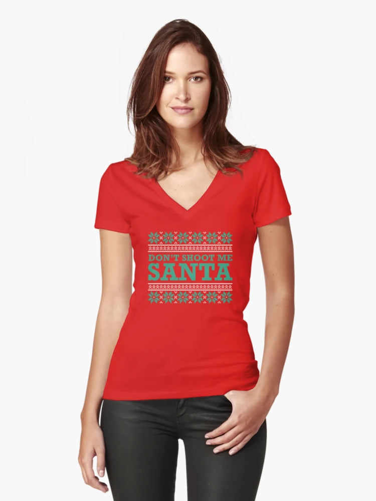Don't Shoot Me Santa - Ugly Christmas Design