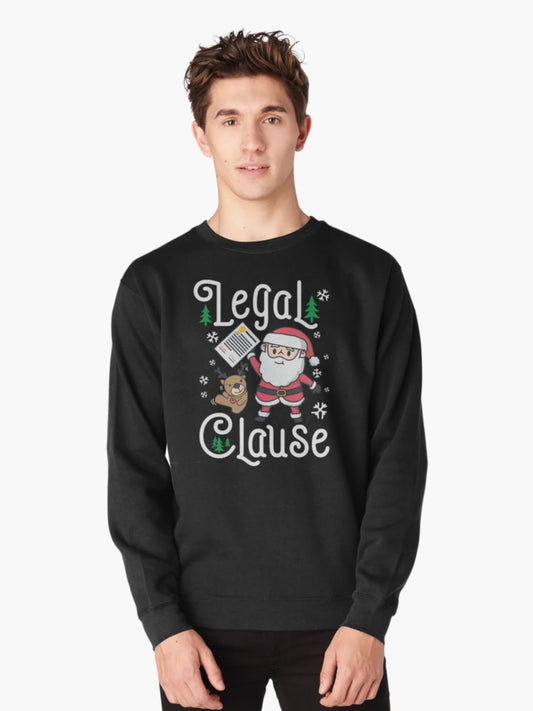 Legal Clause Funny Attorney Christmas