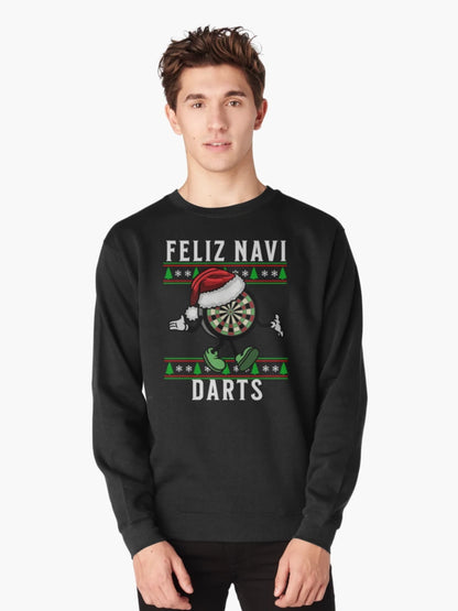Feliz Navi Darts Funny Christmas DartBoard Xmas Dart Pun