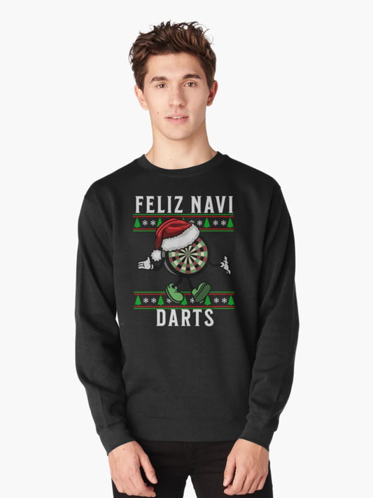Feliz Navi Darts Funny Christmas DartBoard Xmas Dart Pun
