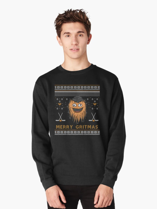 Gritty Merry Gritmas Philadelphia Hockey Mascot Christmas Shirt