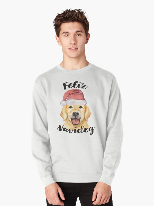 Feliz Navidog Golden Retriever Christmas