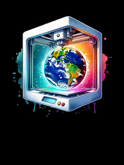 3D printer prints world