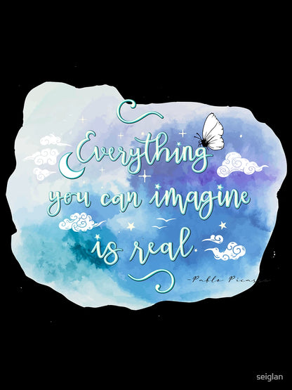 Everything You Can Imagine is Real - Lettering