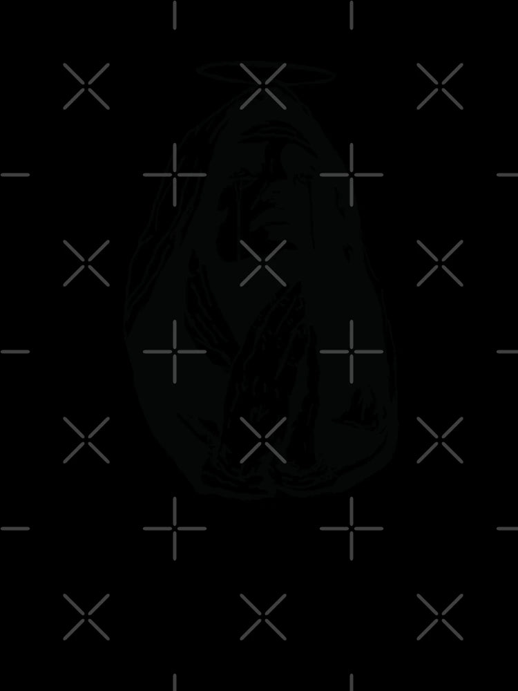 Aesthetic ancient Angel praying black and white sketching : Strong enough