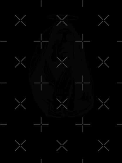 Aesthetic ancient Angel praying black and white sketching : Strong enough