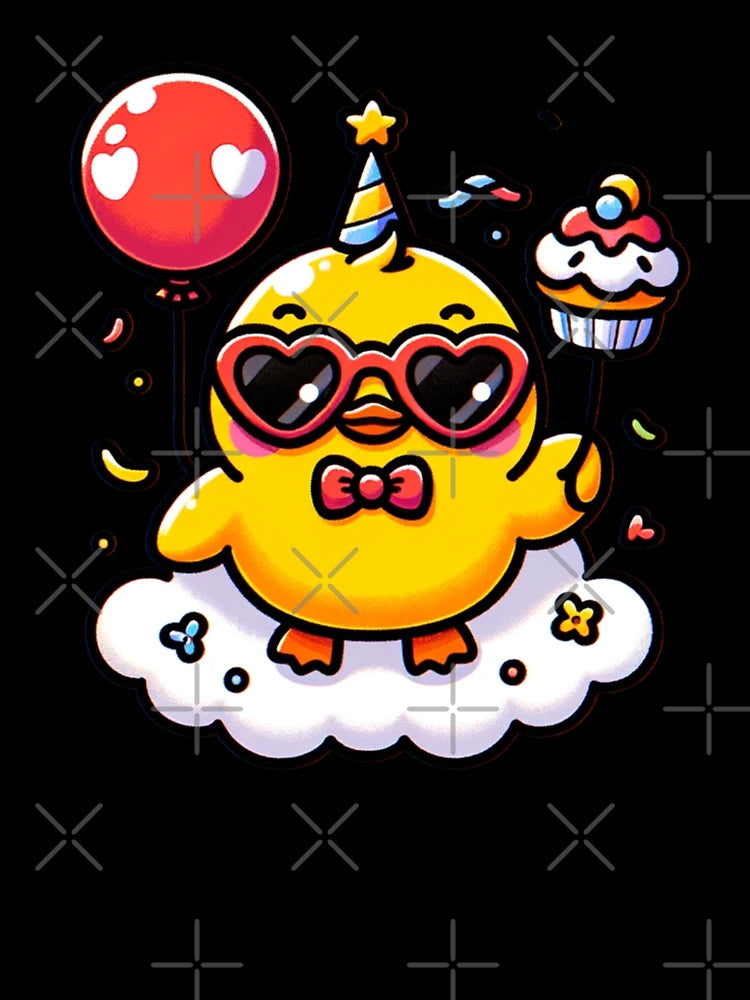 Duck cute 3d , cute cartoon duck, duck sticker, duck baby, animal stickers