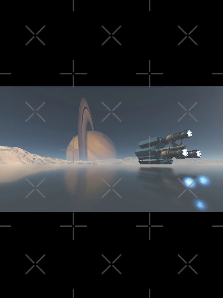 A spacecraft on Titan