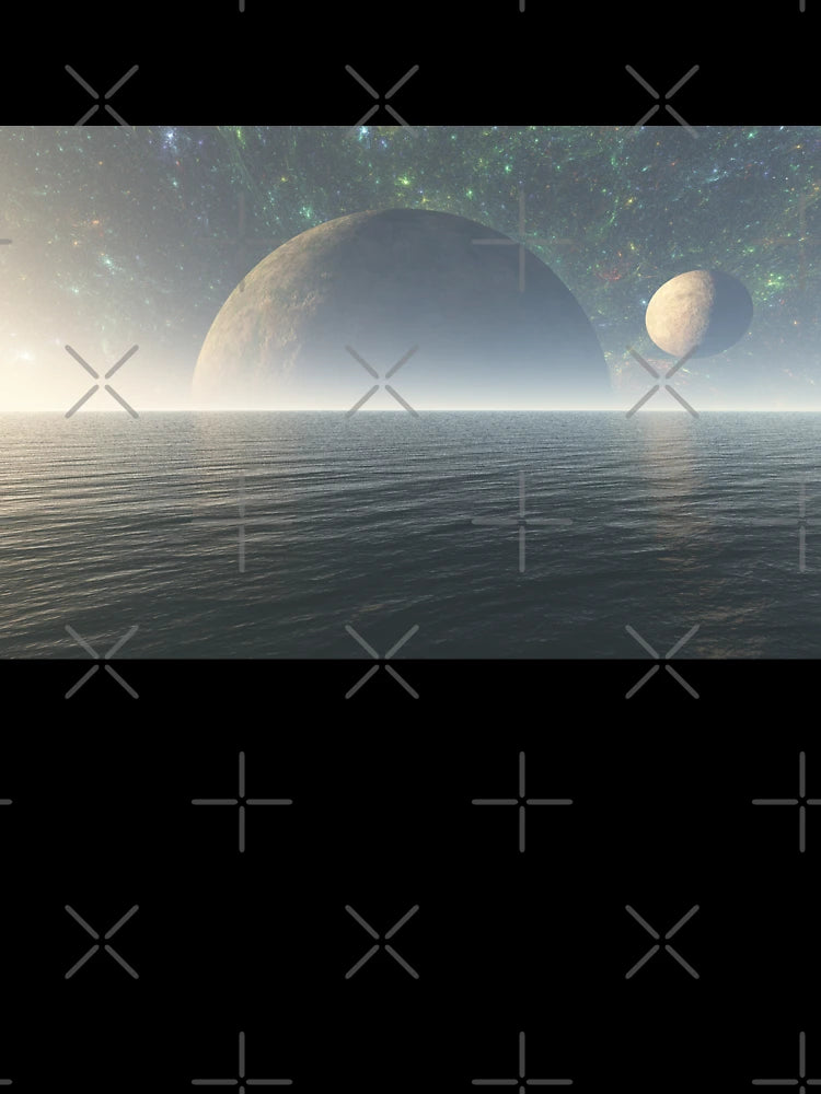 Alien Planet Ocean in Space