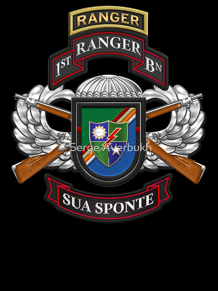1st Ranger Battalion - Army Rangers Special Edition over Blue Velvet