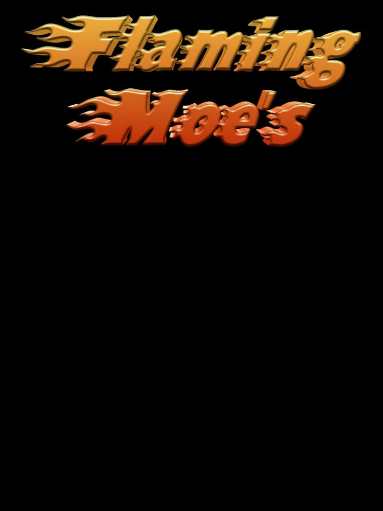 3D Flaming Moes Textart Design