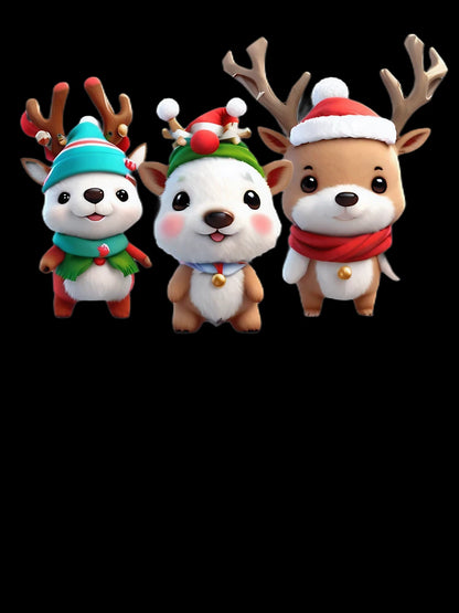 Festive Friends: Christmas Toy Animal Trio