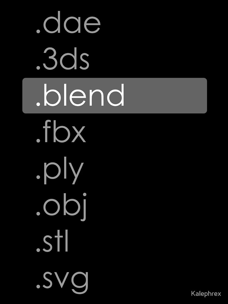 .blend (Blender File Format)