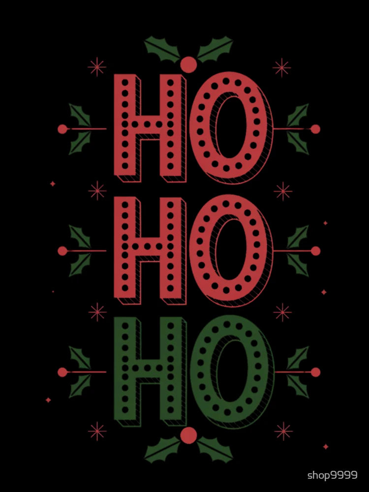 Festive Joyful Holiday Typography