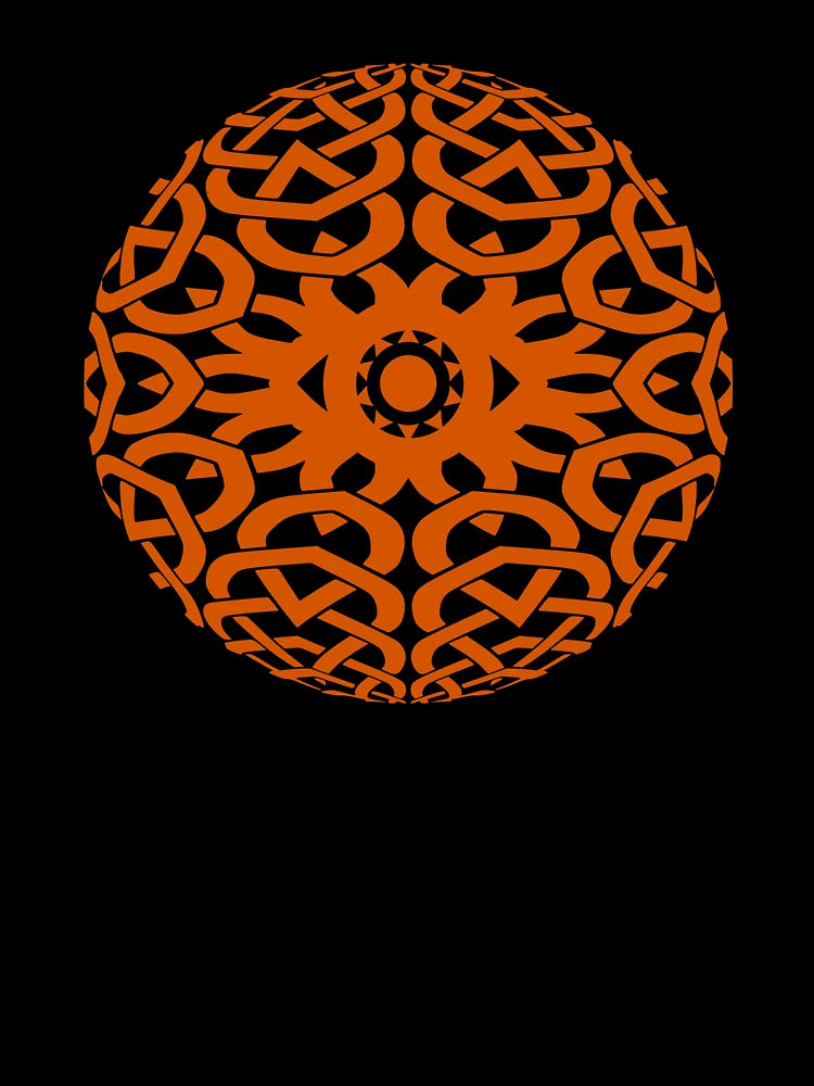 3D Celtic Sphere Design with Eye at the Center
