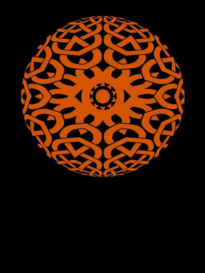 3D Celtic Sphere Design with Eye at the Center