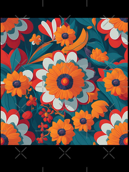 Abstract flower modern colorful 3d flowers