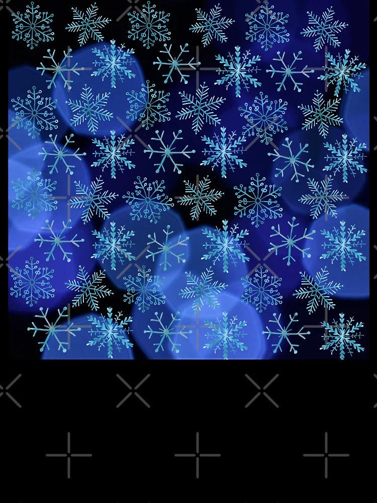 Falling Snowflakes Winter Wonderland Christmas Icicles Christmas Decoration