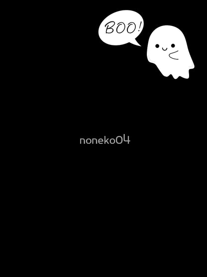 Adorable ghost saying boo for halloween small