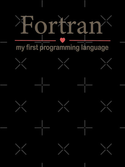 Fortran programming - first programming language - black bg