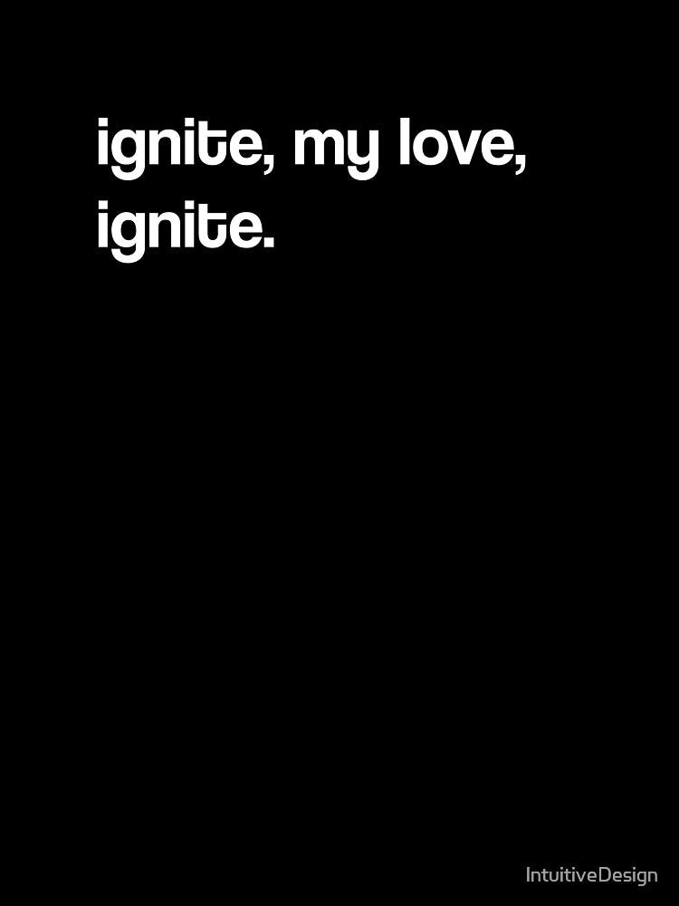 aaron warner: ignite, my love, ignite (in white)